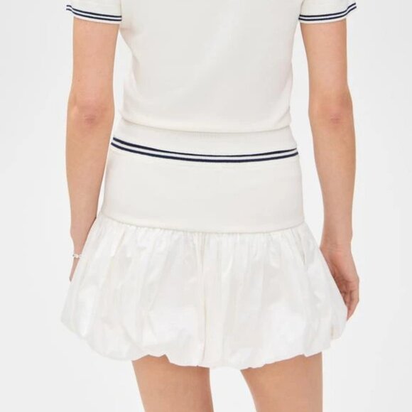 Reformation William Ivory Cotton Sweater Skirt - Size XS NWT - Picture 4 of 7